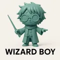 Tượng Cậu Bé Phù Thủy - Lấy Cảm Hứng Từ Harry Potter - Thumbnail 1