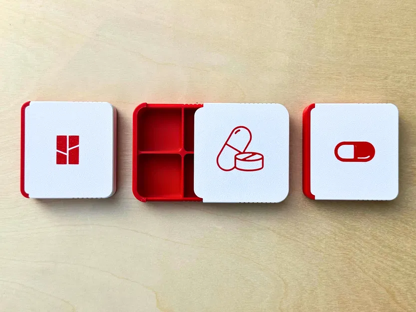 Hộp Đựng Thuốc/Hộp Phụ Tùng Có Ngăn/Nắp Trượt - Image 1