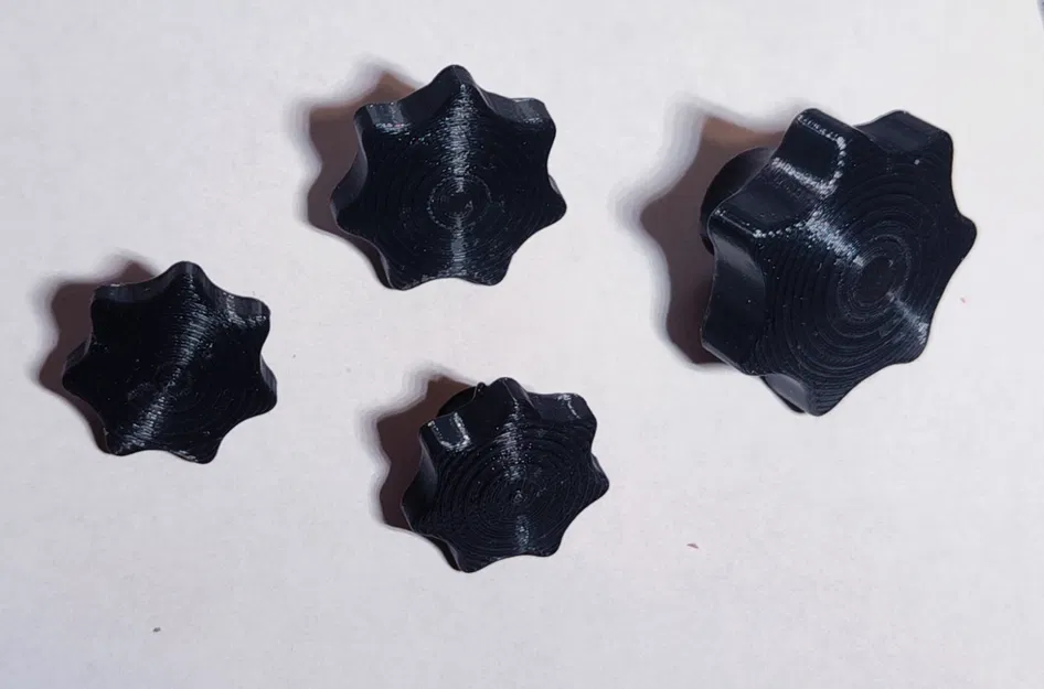 Nút Vặn Sao (Star Knob) Chèn Nhiệt M4, M5, M6, M8 - Image 2