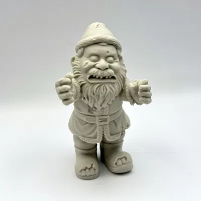 Ông Già Noel Zombie - Mô hình 3D độc đáo