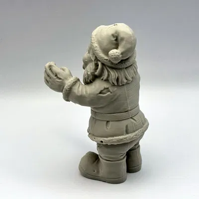 Ông Già Noel Zombie - Mô hình 3D độc đáo