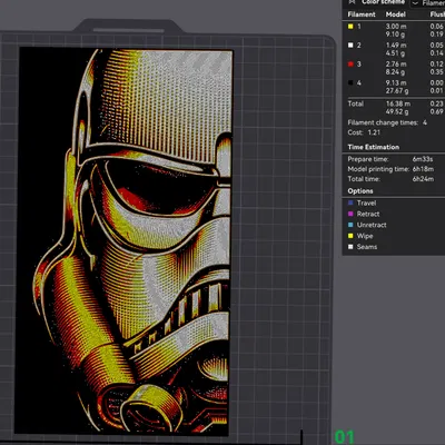 Nón Stormtrooper HueForge