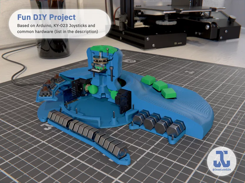 ErgonoMouse [Phiên bản Miễn phí] - Bộ điều khiển 6DOF với Bánh xe, Nút bấm & Phím - Image 3