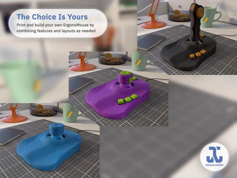 ErgonoMouse [Phiên bản Miễn phí] - Bộ điều khiển 6DOF với Bánh xe, Nút bấm & Phím - Image 5