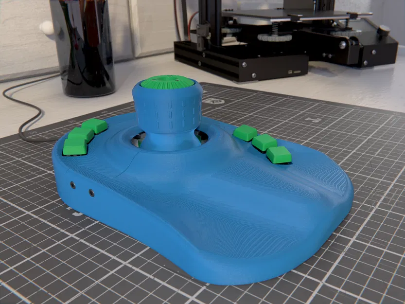 ErgonoMouse [Phiên bản Miễn phí] - Bộ điều khiển 6DOF với Bánh xe, Nút bấm & Phím - Image 18