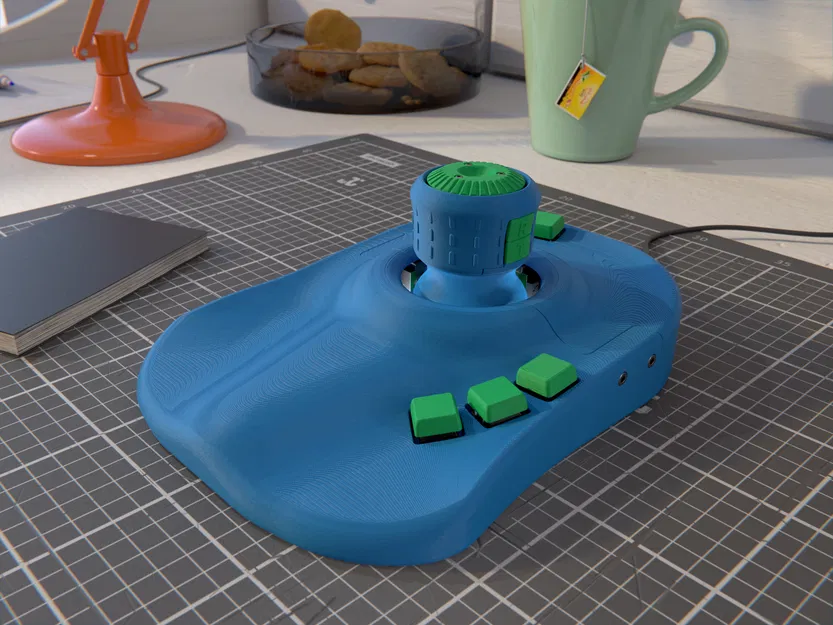 ErgonoMouse [Phiên bản Miễn phí] - Bộ điều khiển 6DOF với Bánh xe, Nút bấm & Phím - Image 21