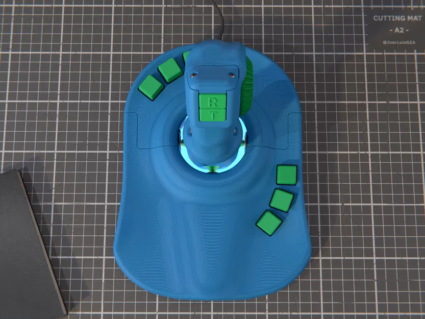 ErgonoMouse [Phiên bản Miễn phí] - Bộ điều khiển 6DOF với Bánh xe, Nút bấm & Phím - Image 32