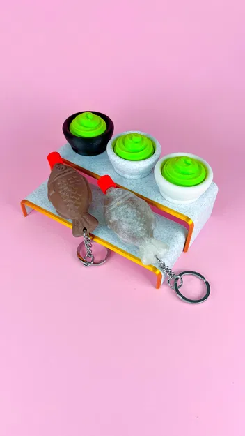 Clicker Wasabi, Móc Khóa Clicky Đồ Chơi Giảm Căng Thẳng Cho Bộ Sưu Tập Sushi Của Bạn - Image 2