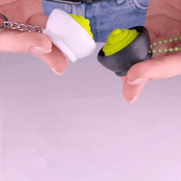 Clicker Wasabi, Móc Khóa Clicky Đồ Chơi Giảm Căng Thẳng Cho Bộ Sưu Tập Sushi Của Bạn - Thumbnail 3