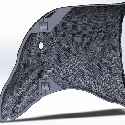 Đầu Quạ Halloween Nam Châm