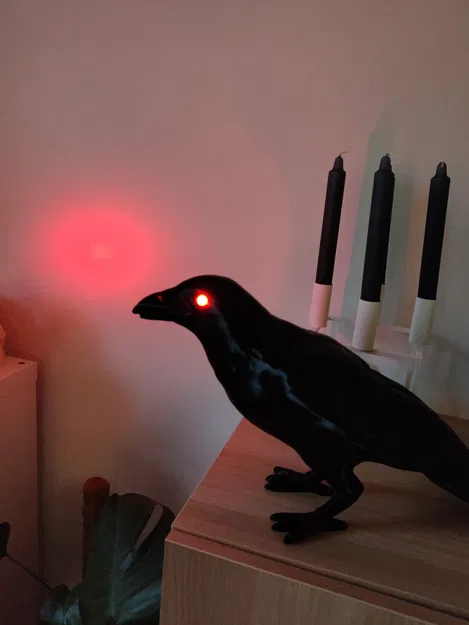 Đầu Quạ Halloween Nam Châm - Image 4