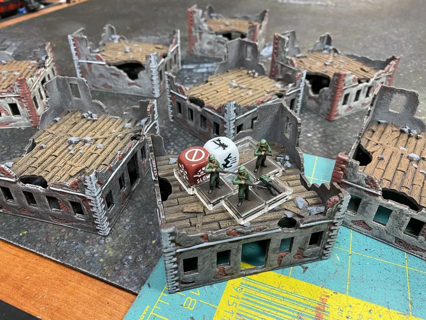 Sàn Tầng Lầu Bị Phá Hủy Cho Game Company of Heroes - Image 1