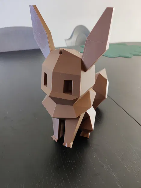 Heo đất Eevee dạng Low poly - Image 1