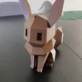 Heo đất Eevee dạng Low poly - Thumbnail 1
