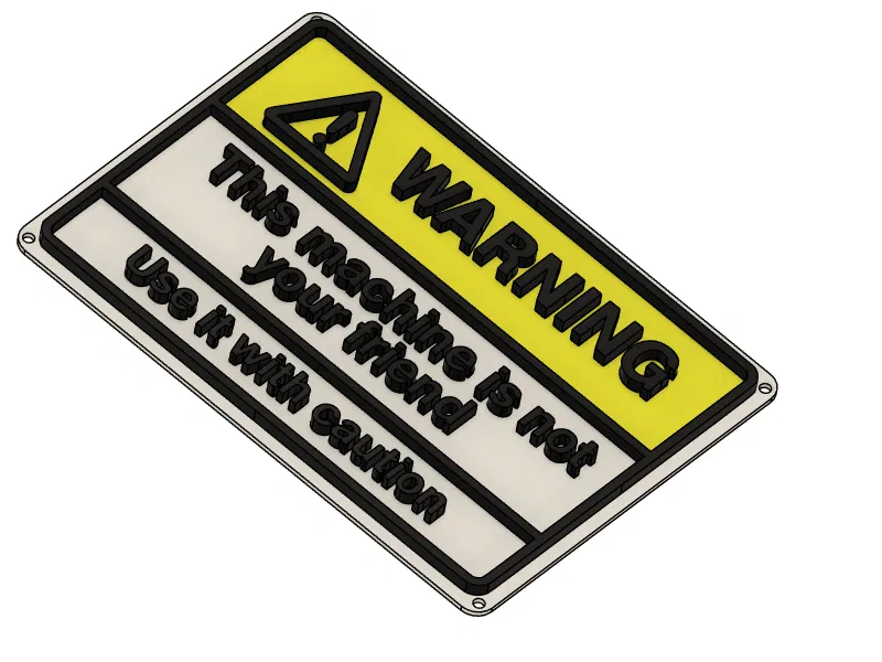 Biển cảnh báo an toàn máy - Image 2