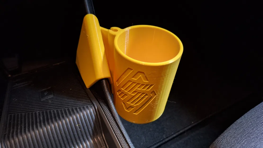 Giá Đỡ Ly Cho Xe Renault R5 E-Tech - Thiết Kế 2 Mảnh - Image 6