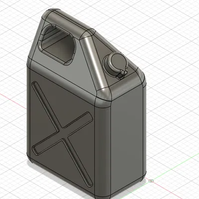 Bình xăng Jerrycan / cho mô hình tỉ lệ 1/18 1/24 (RC)