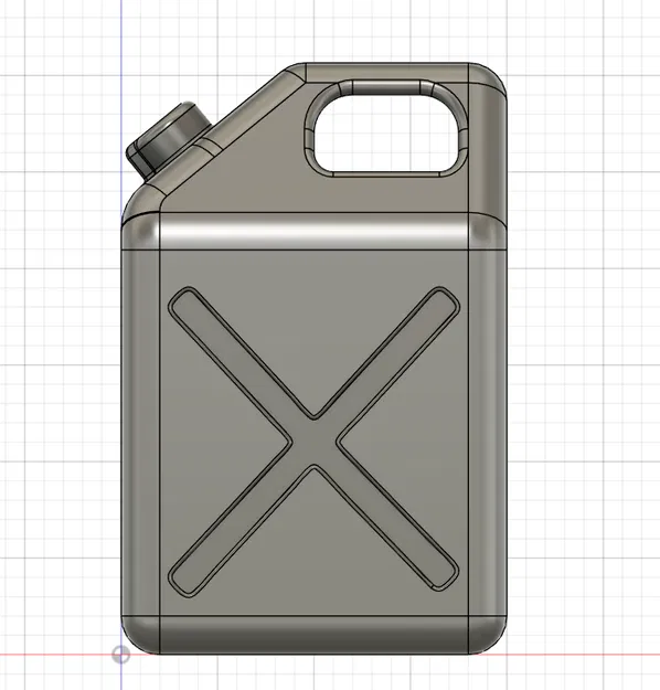 Bình xăng Jerrycan / cho mô hình tỉ lệ 1/18 1/24 (RC) - Image 4