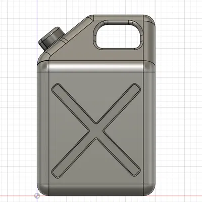 Bình xăng Jerrycan / cho mô hình tỉ lệ 1/18 1/24 (RC)