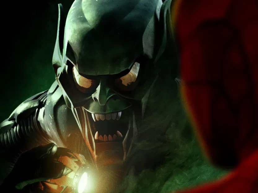 Mặt Nạ Yêu Quái Yêu Tinh Xanh (Green Goblin Oni Mask) - Image 1