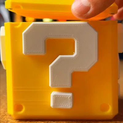 Hộp Khối Mario Có Nắp Nam Châm