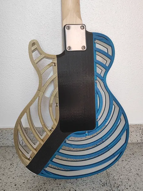 Modulcaster - Les Paul - Đàn guitar in 3D module với kiểu dáng thay thế được - Image 6