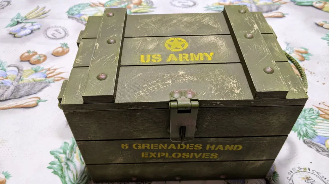 Hộp Đựng Lựu Đạn "Hand Grenades Ammo Box" - Image 2