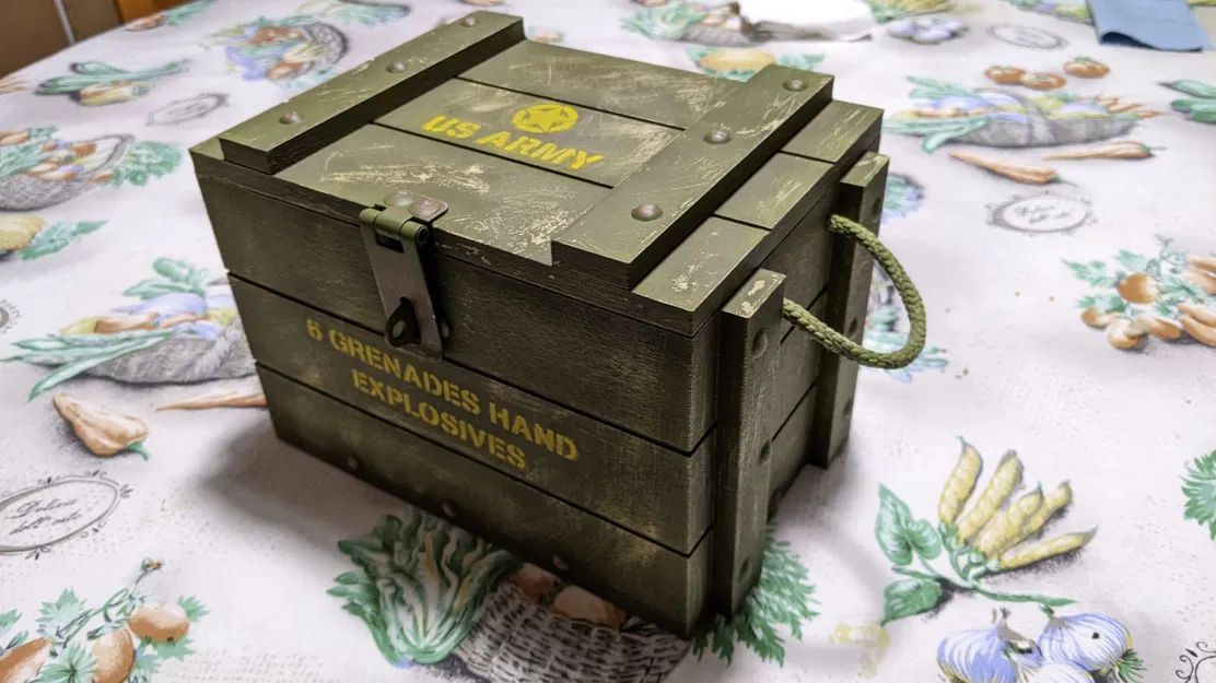 Hộp Đựng Lựu Đạn "Hand Grenades Ammo Box" - Image 3