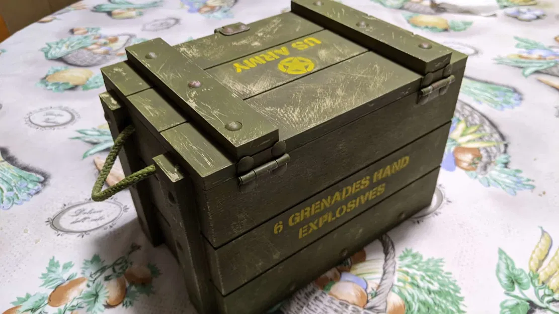 Hộp Đựng Lựu Đạn "Hand Grenades Ammo Box" - Image 4