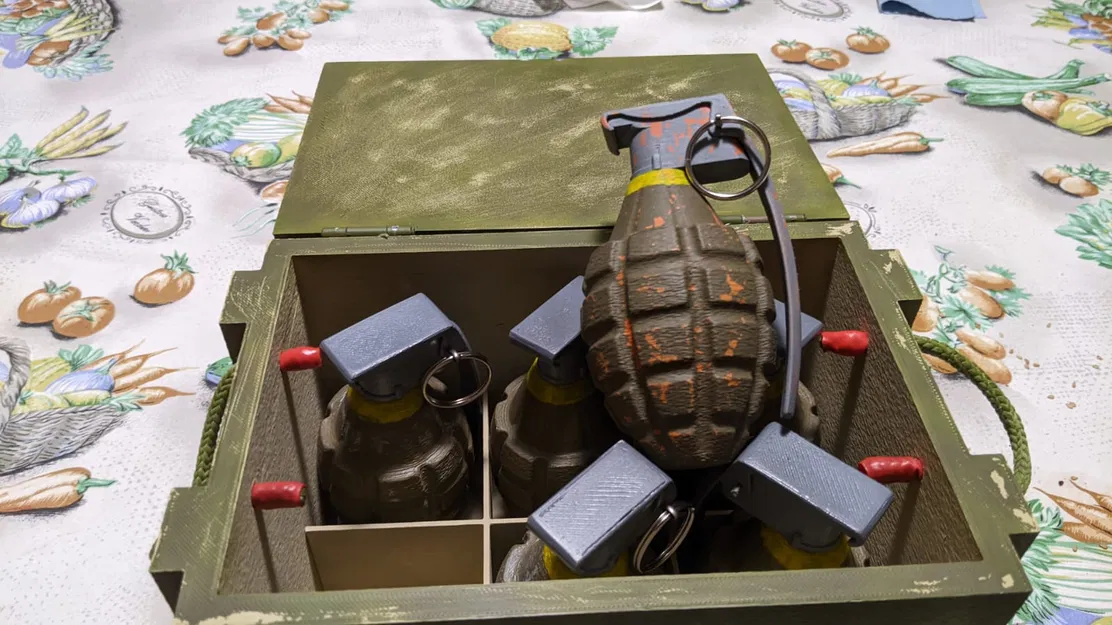 Hộp Đựng Lựu Đạn "Hand Grenades Ammo Box" - Image 5