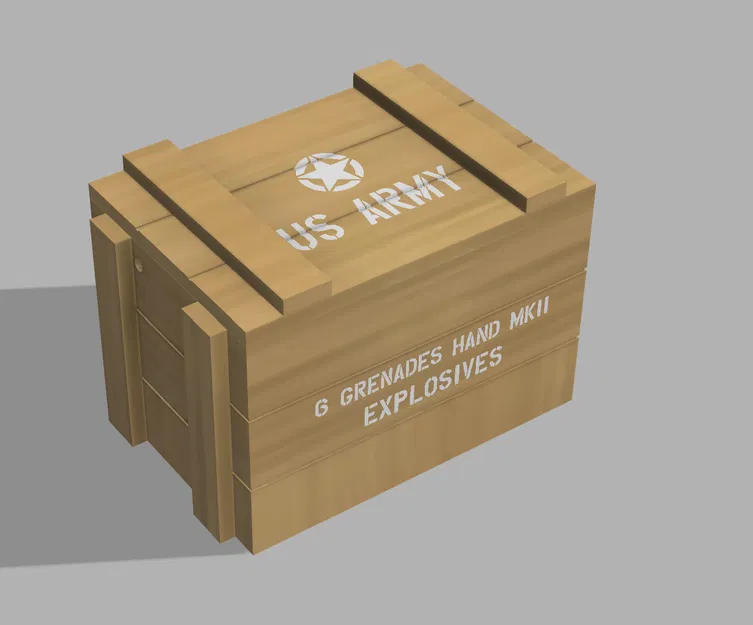 Hộp Đựng Lựu Đạn "Hand Grenades Ammo Box" - Image 7