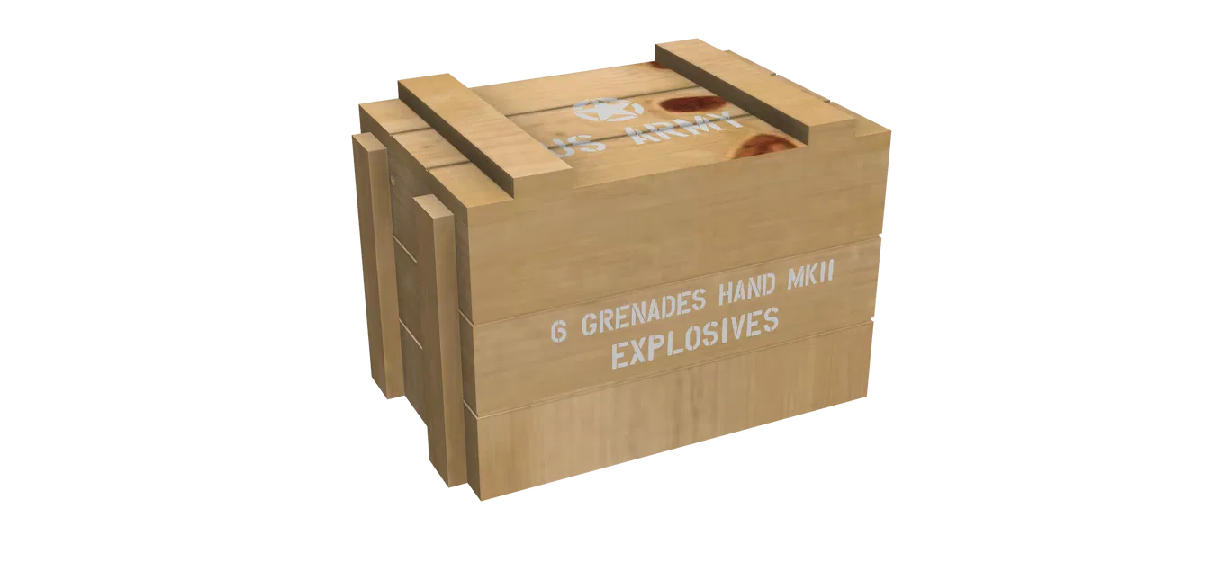 Hộp Đựng Lựu Đạn "Hand Grenades Ammo Box" - Image 9