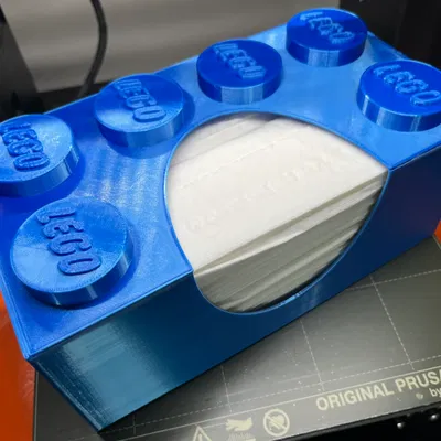 Hộp Đựng Khăn Giấy Hình Gạch Lego Puffs