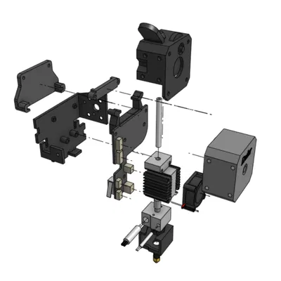 Mô hình tham khảo Ender 3 V3 SE mã nguồn mở (.STEP FILES)