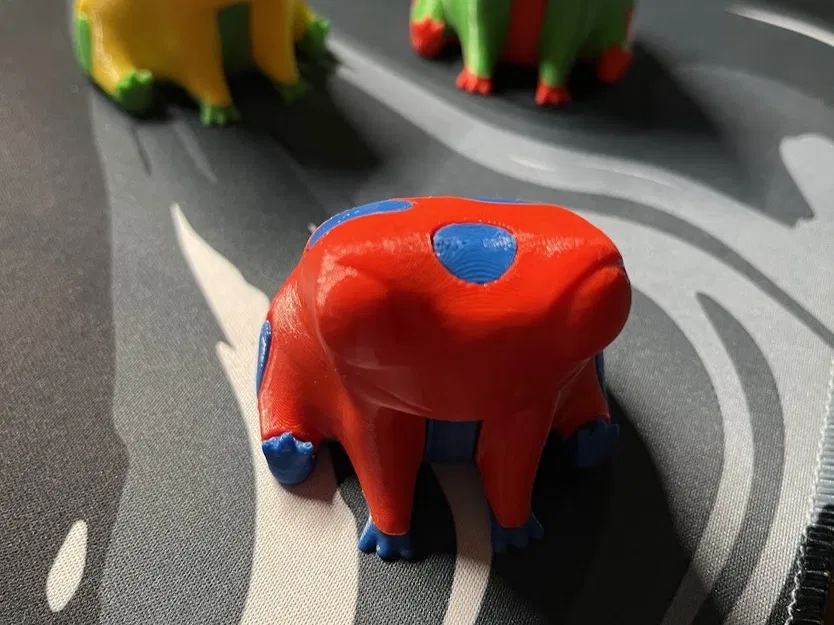 Ếch Fred - In 2 Màu Với 1 Đầu Đùn - Image 2