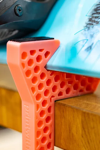 Chân đế chỉnh sửa ván trượt tuyết/ski | Đai ốc tích hợp, In 3D | Kiểu kẹp C - Image 3