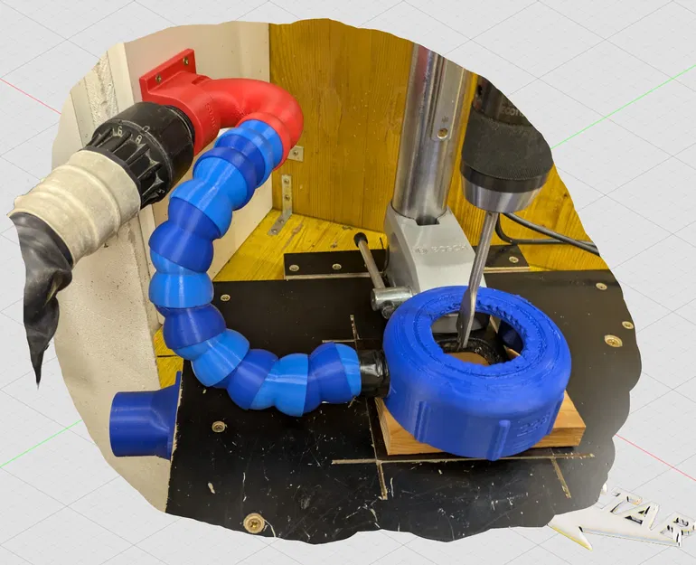 Hệ thống hút cho máy khoan đứng - Image 1