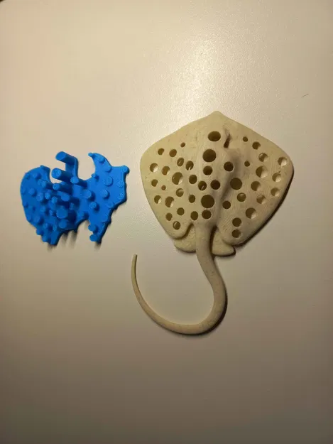 Cá Đuối Hai Màu - Một Đầu Đùn - Fusion360 - Image 3