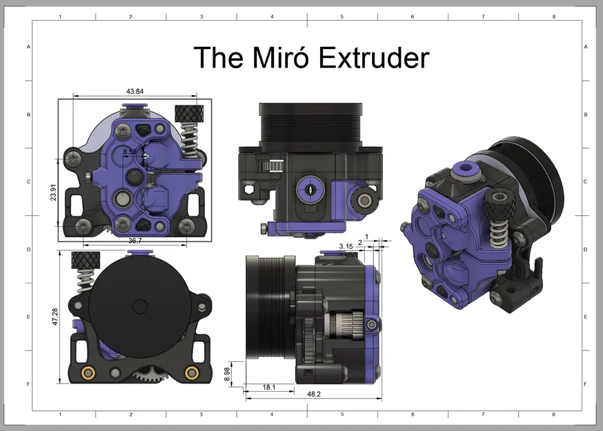 Bộ Đùn Nhựa Miró Extruder - Image 2