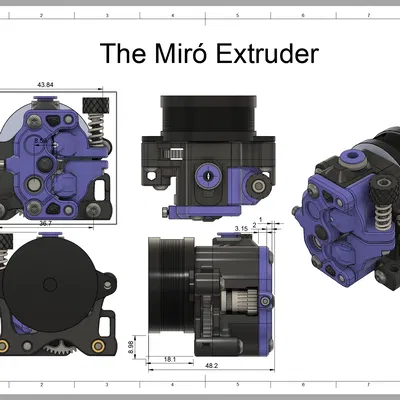 Bộ Đùn Nhựa Miró Extruder