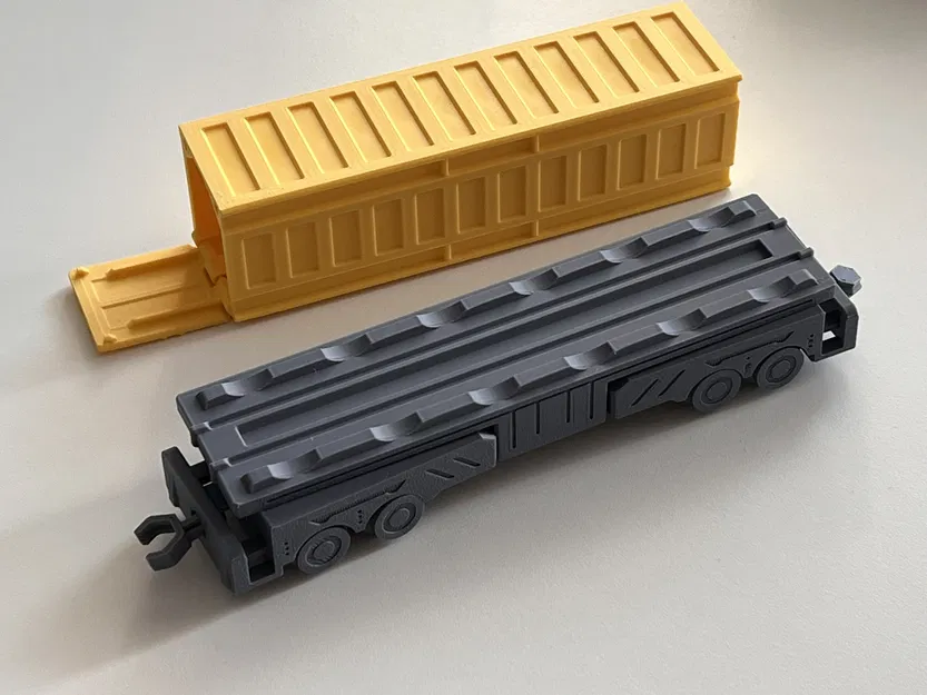 Toa Xe Container In Liền (In Không Cần Lắp Ráp) - Image 2