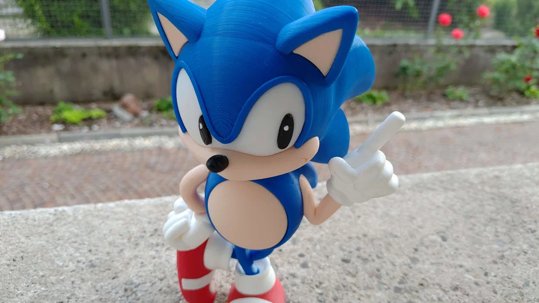 Mô hình Sonic the Hedgehog in nhiều màu cho máy in 1 đầu phun - Image 1