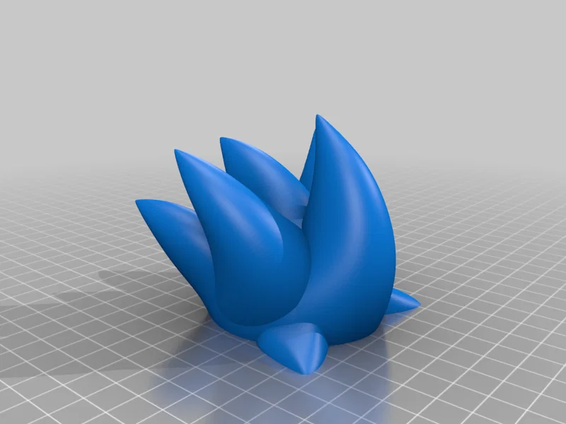 Mô hình Sonic the Hedgehog in nhiều màu cho máy in 1 đầu phun - Image 27