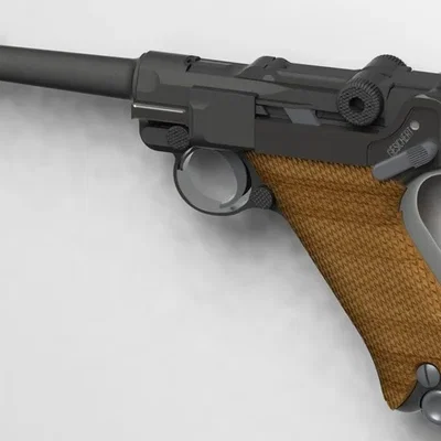 PO8 Luger - Mô hình in 3D