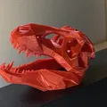 Mô hình Đầu T-Rex Low Poly - Thumbnail 1