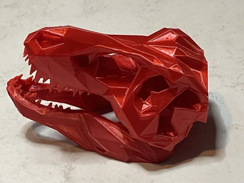 Mô hình Đầu T-Rex Low Poly - Image 4