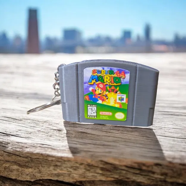 Móc Khóa Hộp Đựng Game N64 Mới - Image 2