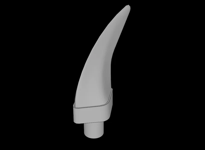 Thanh Tương Thích Lego (87747.dat) 0.5L Cánh Cong 2L - Image 1