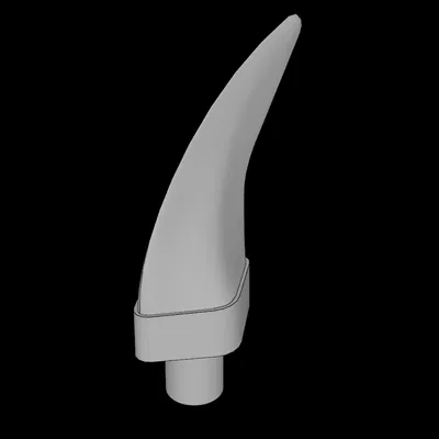 Thanh Tương Thích Lego (87747.dat) 0.5L Cánh Cong 2L