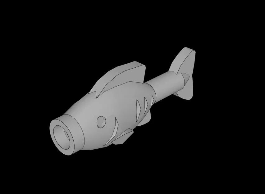 Mô hình Lego Tương thích (64648.dat) Cá Thẳng - Image 1